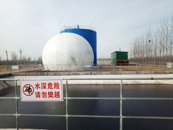 山东高密1000方沼气工程