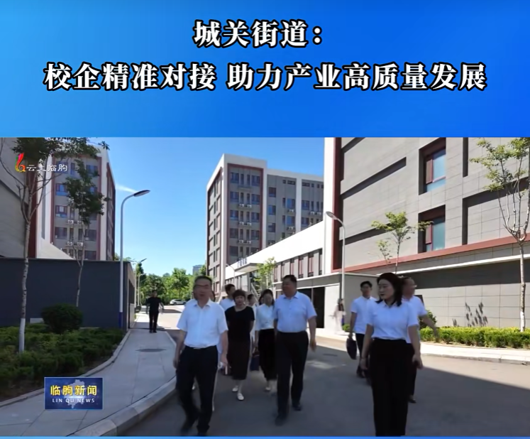 城关街道: 校企精 准对接助力产业高 质量发展