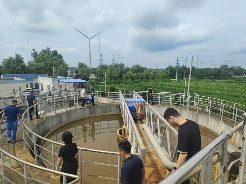 濮阳市领导到范县污水处理项目现场工地视察